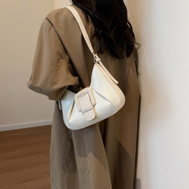 [GIRLS GOOB] Women's Big Buckle Mini Shoulder Bag Tote Bag Handbag, China OEM